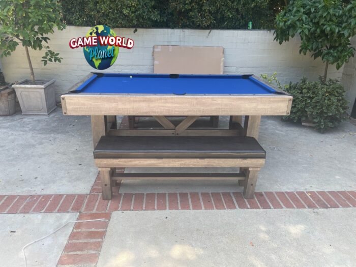 Hathaway Logan 7-ft 3 in 1 Pool Table with Benches - Image 7
