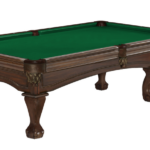 Brunswick Billiards Glenwood 8' Slate Pool Table in Tuscana w/ Ball & Claw Legs