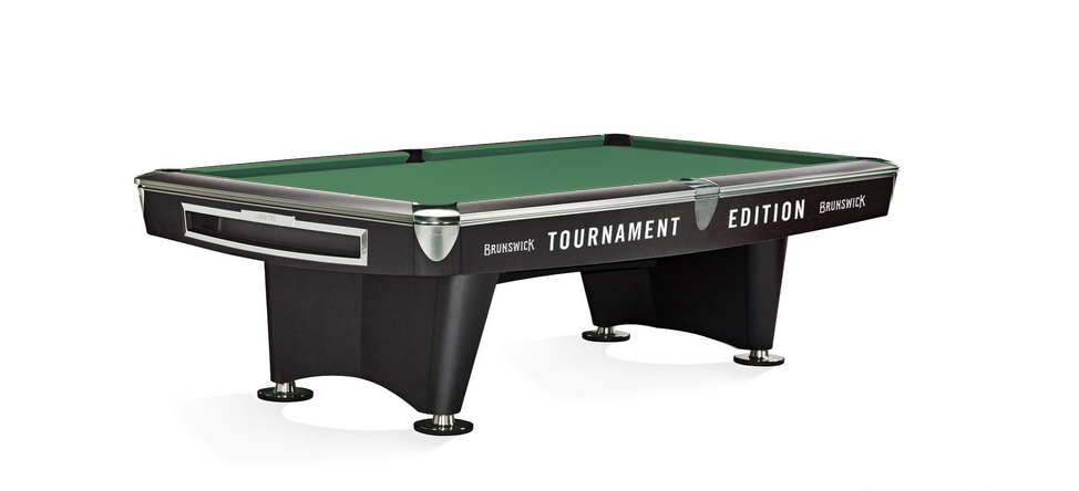 image_2023_10_16T11_37_30_937Z Brunswick Billiards Gold Crown Tournament VI 9' Slate Pool Table in Matte Black w/ Pockets - Image 1