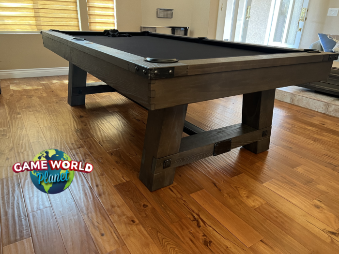 Playcraft Yukon River Slate Pool Table in Weathered Fieldstone - Image 3
