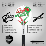 Red Dragon Bullhitters Steel Tip Darts - Image 3
