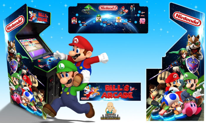 Nintendo  themed multicade custom art - Image 21