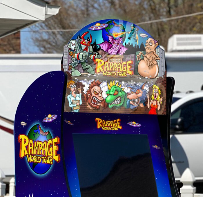 Arcade 1 up Rampage World Tour full art kit - Image 24