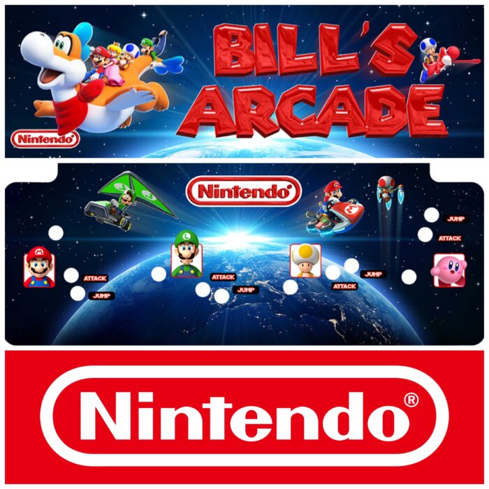 Nintendo  themed multicade custom art - Image 19