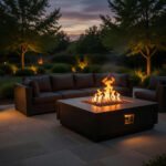 Modern Square Fire Pit With 50, 000 Btu - Image 3