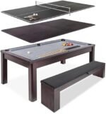 GoSports Versatile 7-Foot Combo Table Including Benches - Image 3