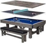 Hathaway Logan 7-Foot Multi-Purpose Table with Benches - Image 3