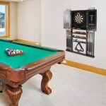 GSE Wall-Mounted Cue and Dartboard Storage Cabinet
