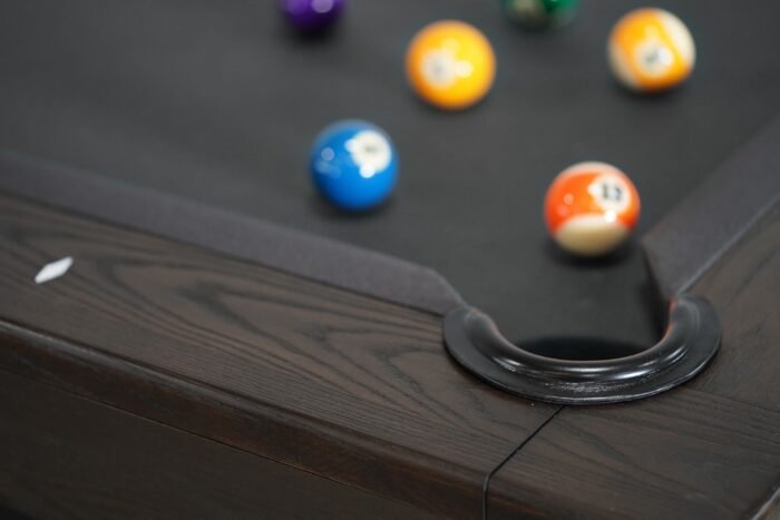 Nixon KAI 8' Slate Pool Table in Waxed Brown Finish w/ Dining Top Option - Image 9