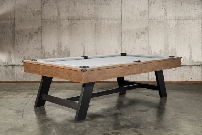 Nixon Hunter 8' Slate Pool Table in Brushed Walnut Finish w/ Dining Top Option - Image 14