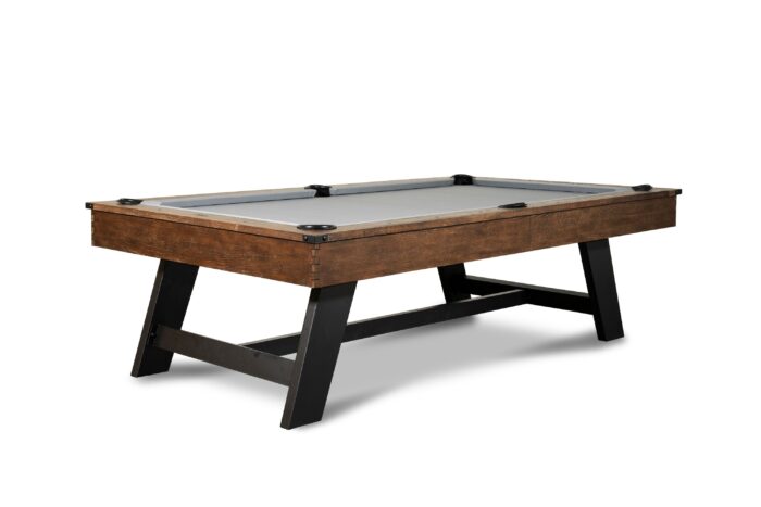 Nixon Hunter 8' Slate Pool Table in Brushed Walnut Finish w/ Dining Top Option - Image 3