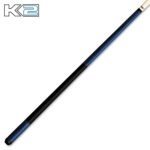 K2 Matte Color, Dual Copper Rings, Black Wrapless Cue Stick - Image 2