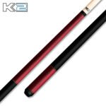 K2 Matte Color, Dual Copper Rings, Black Wrapless Cue Stick - Image 6