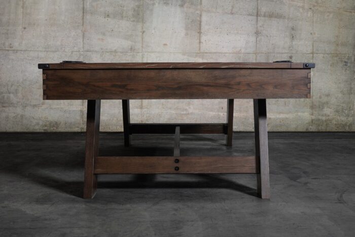 Nixon Hunter 8' Slate Pool Table in Brushed Walnut Finish w/ Dining Top Option - Image 24