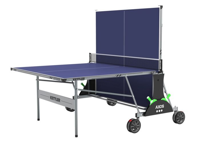 Kettler Axos Outdoor Table Tennis Table with Two Player Bundle - Image 3