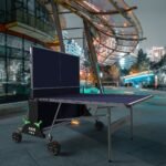 Kettler Axos Outdoor Table Tennis Table with Two Player Bundle - Image 12