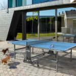 Kettler Berlin Pro Outdoor Table Tennis Table with 4-Player Bundle - Image 3