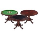 Hathaway Kingston 3-in-1 Poker Table in Walnut - Image 2