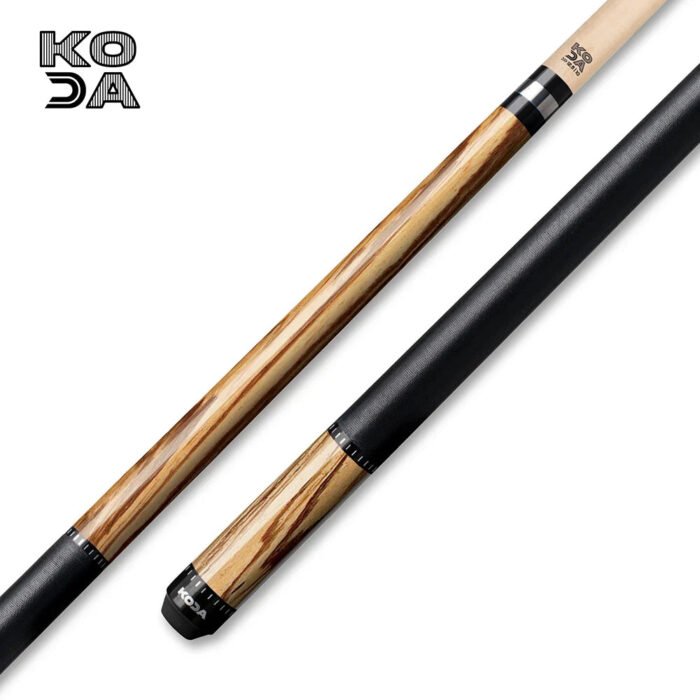 KODA Zebrawood Pool Cue with Linen Wrap - Image 3