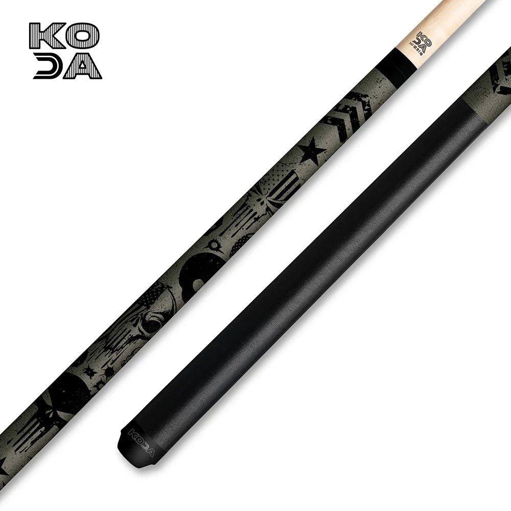 koda-kdv14gm-koda-pool-cue-main KODA Tribal Skull Tattoo Cue Stick - Image 1