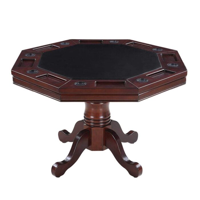 Hathaway Kingston 3-in-1 Poker Table in Walnut - Image 3