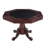 Hathaway Kingston 3-in-1 Poker Table in Walnut