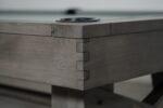 Nixon Georgia 8' Slate Pool Table in Grayson Grey Finish w/ Dining Top Option - Image 10