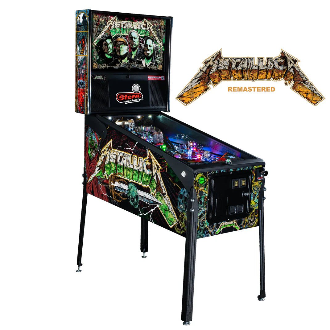 metallica_remastered Stern Pinball Metallica Remastered Premium Pinball Machine - Image 1