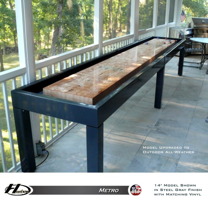 Hudson Metro Shuffleboard 9'-22' with Custom Finish Options - Image 13