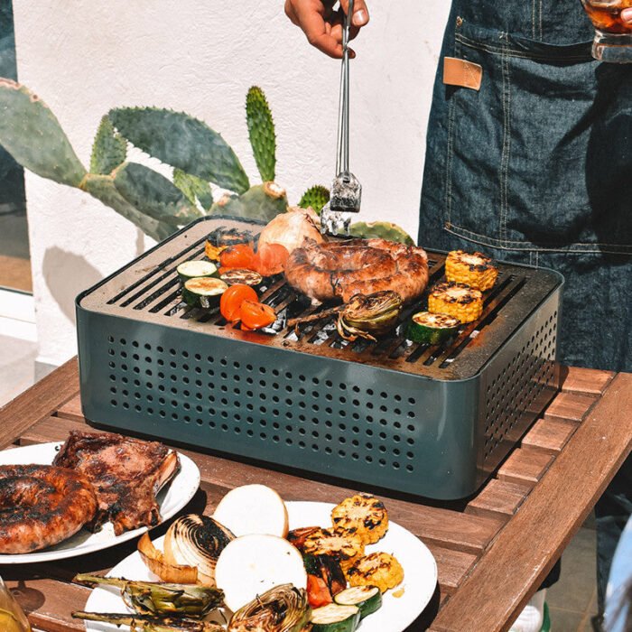 RS Barcelona Mon Oncle Portable BBQ in Green - Image 5