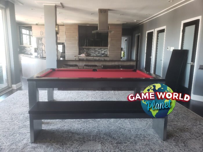 Playcraft Monaco 8' Slate Pool Table with Dining Top - Image 14