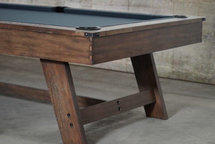 Nixon Hunter 8' Slate Pool Table in Brushed Walnut Finish w/ Dining Top Option - Image 21