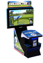 Incredible Technologies Golden Tee 2026 PGA Tour Commercial with Stand - Image 2