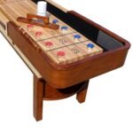 Hathaway Merlot 12' Shuffleboard Table in Walnut Finish - Image 2