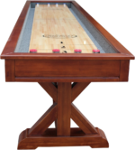 Playcraft Brazos River 14' Pro-Style Shuffleboard Table in Chestnut - Image 2