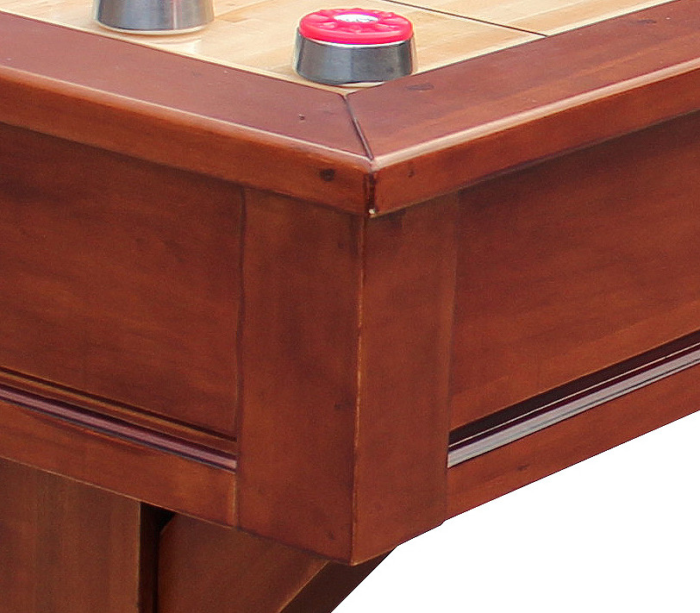 Playcraft Brazos River 14' Pro-Style Shuffleboard Table in Chestnut - Image 3