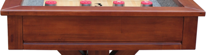 Playcraft Brazos River 14' Pro-Style Shuffleboard Table in Chestnut - Image 5