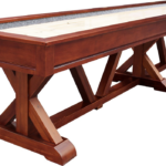 Playcraft Brazos River 14' Pro-Style Shuffleboard Table in Chestnut