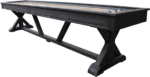 Playcraft Brazos River 12' Pro-Style Shuffleboard Table in Weathered Black - Image 3