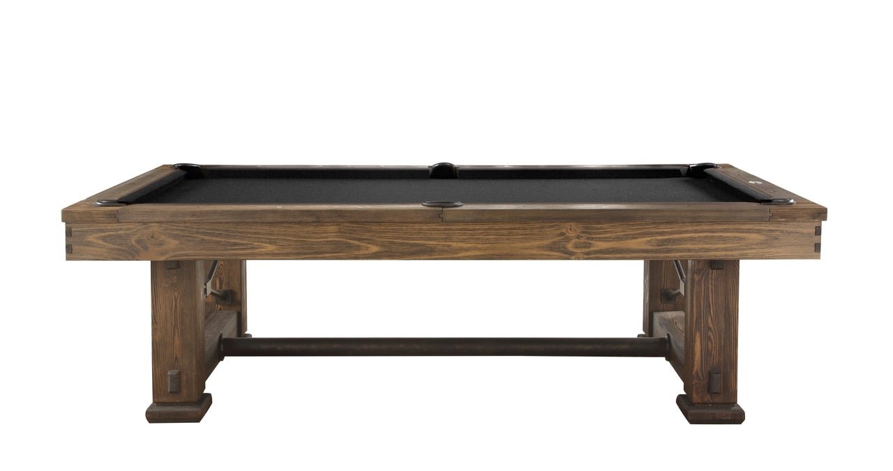 playcraft-rio-grande-weathered-bark-wBLACK-side-view__94732.1509659313 Playcraft Rio Grande Slate Pool Table - Image 1