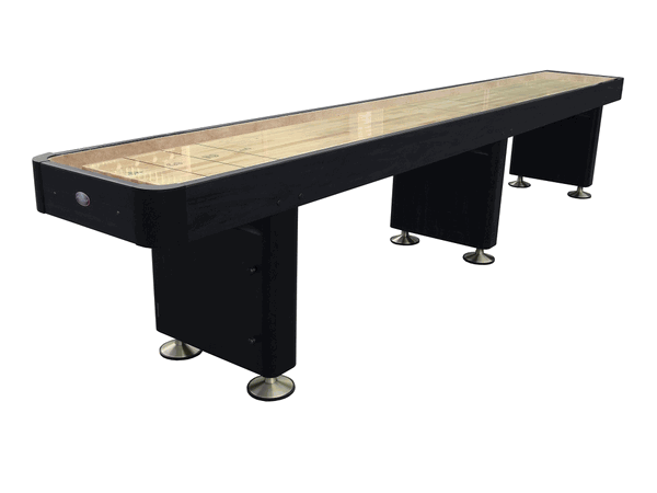 playcraft-woodbridge-black-9-12-14-shuffleboard-table-3_e416eac5-a2ba-41b4-bd6e-ec14835aa4e0 Playcraft Woodbridge 9' Shuffleboard Table in Black - Image 1