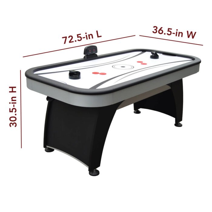 Hathaway Silverstreak 72-in Air Hockey Table with LED Scoring - Image 2