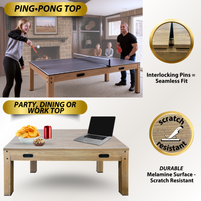 Freetime Fun The Transformer 7' 4 in 1 Multi-Game Table - Image 3