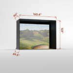 Pro Golf Simulator Enclosure Kit with Impact Screen - Image 29