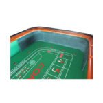 Professional 12FT Craps Table With Full Drink Rail And Padded Rim Cover (SAK76258) - Image 5