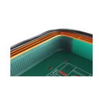 Professional 12FT Craps Table With Full Drink Rail And Padded Rim Cover (SAK76258) - Image 6