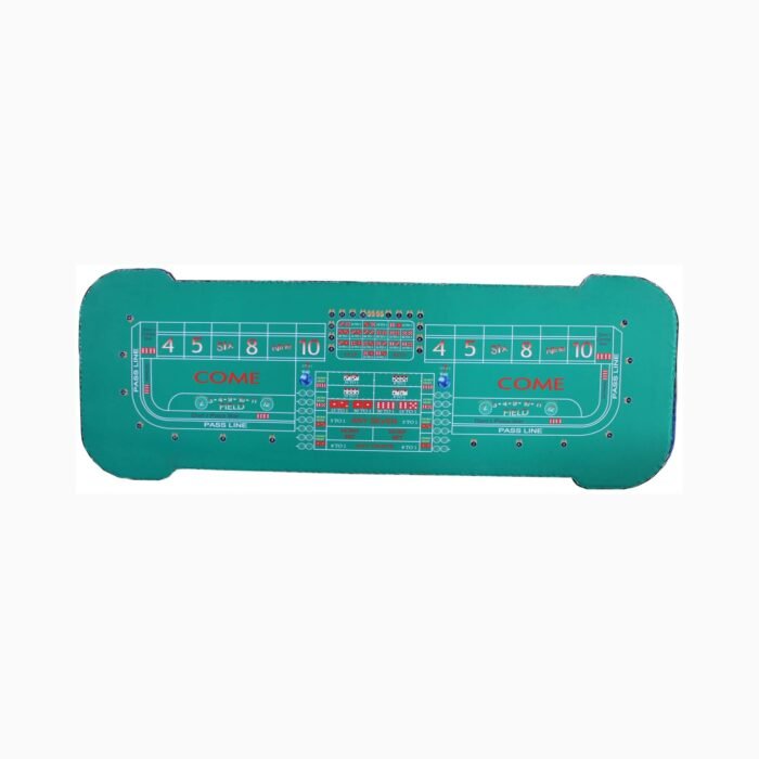 Professional 12FT Craps Table With Full Drink Rail And Padded Rim Cover (SAK76258) - Image 8
