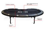 Prestige Folding Leg Poker Table - Image 2