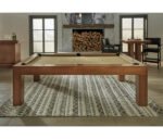American Heritage Billiards Alta 8' Pool Table in Brushed Walnut - Image 4