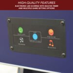 Hathaway Phantom II 90-in Air Hockey Table with LED Scoring and Lights 7.5-ft - Image 4